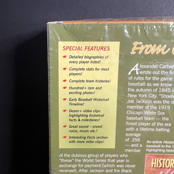 Vintage 2000 The Warwick History of Early Baseball PC Multimedia Encyclopedia - Picture 5 of 7